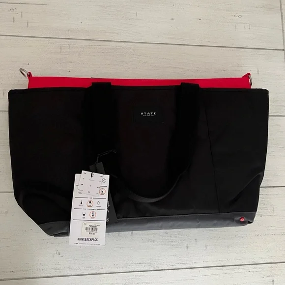 New STATE Wellington Tote Bag Diaper Bag NWT - Picture 15 of 16